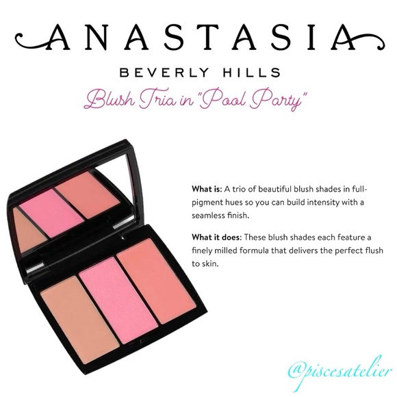 Anastasia Beverly Hills Pool Party Blush Trio, Full Size - Picture 2 of 13